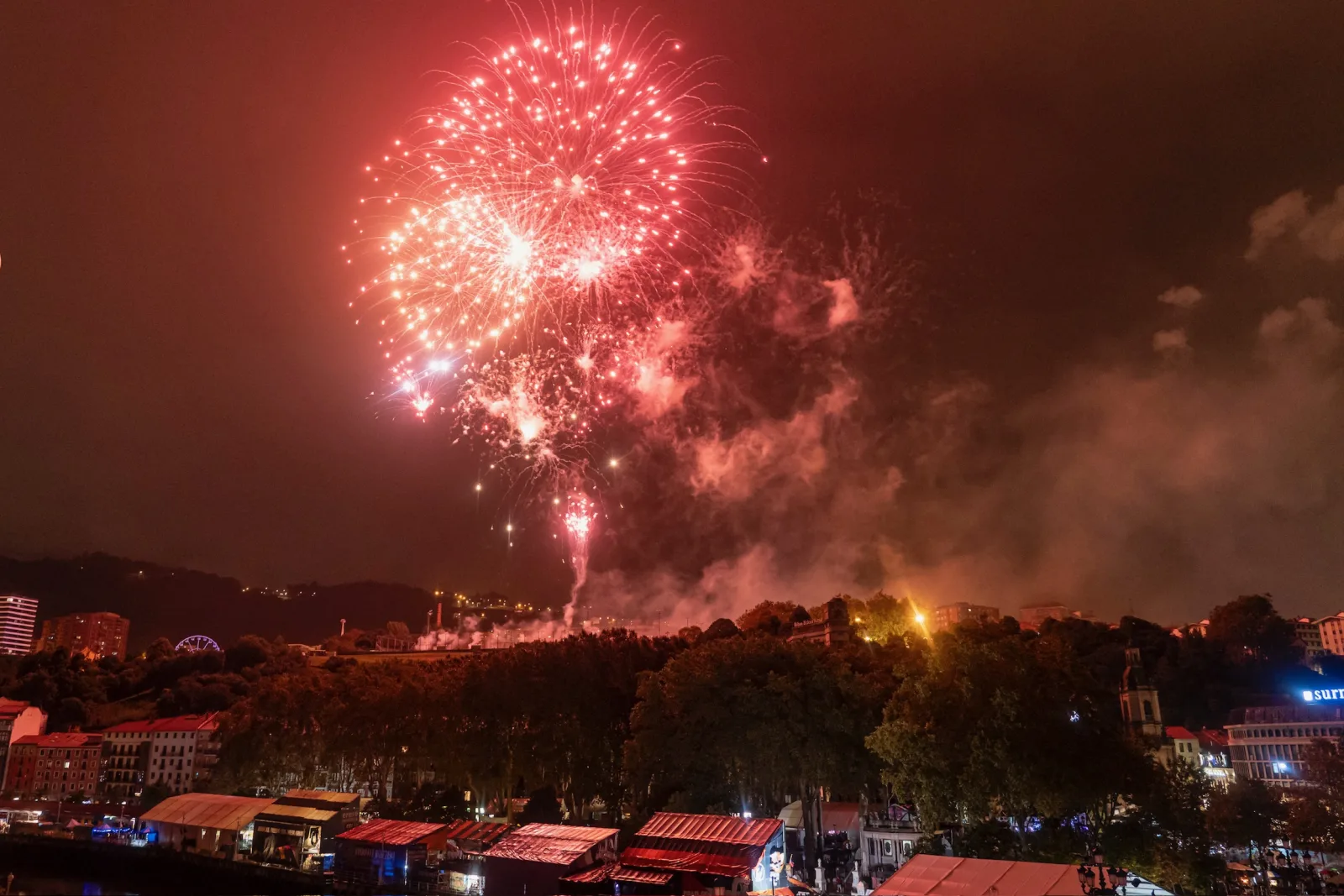 Entrega de premios del XXXIV Concurso Internacional de Fuegos Artificiales Villa de Bilbao