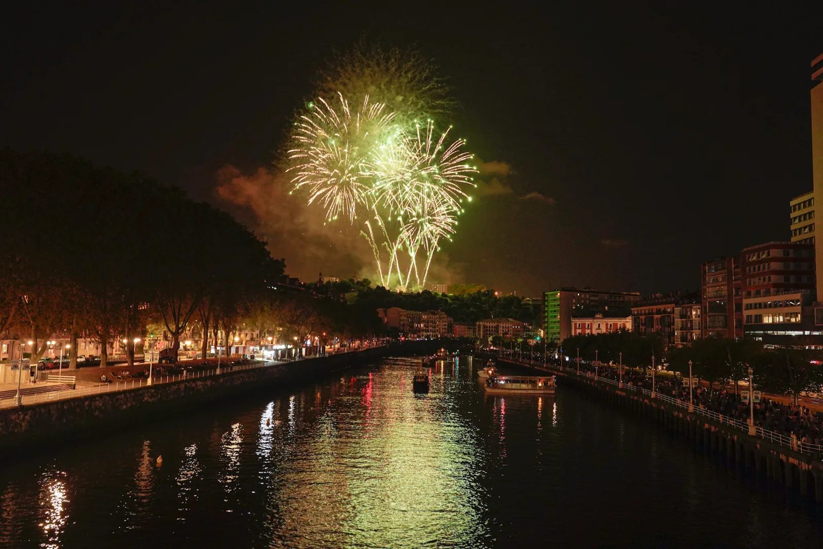 Fuegos artificiales de exhibición: Valecea (Araba)