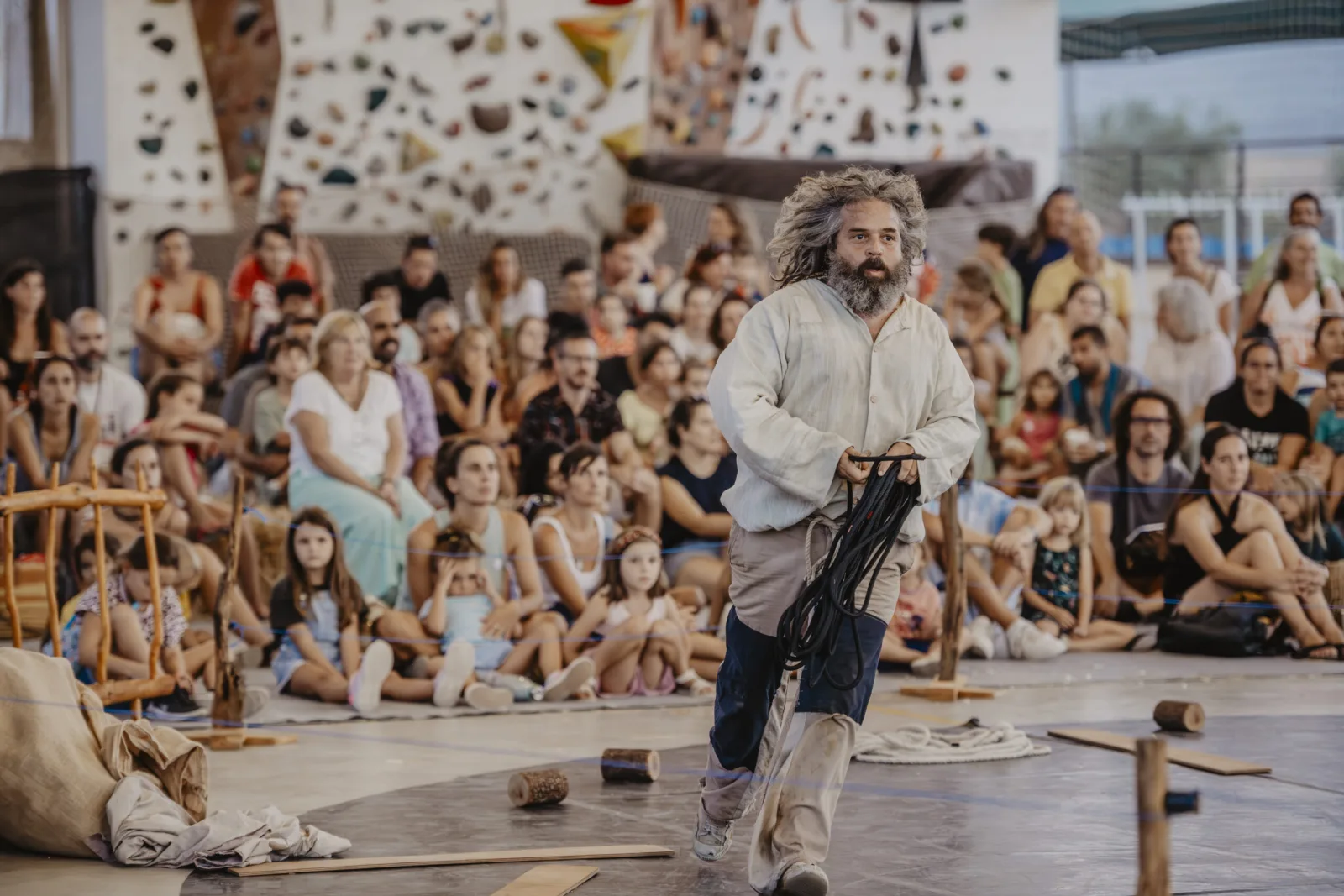 Teatro de calle: Nacho Flores, «Domte»