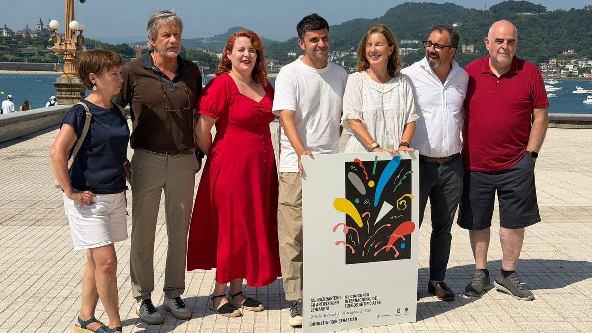 La Pirotecnia Valenciana se prepara para la Semana Grande en Donostia