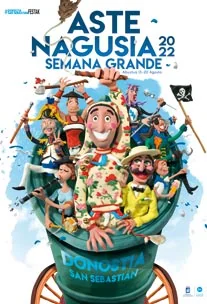 Cartel oficial de la Semana Grande (Aste Nagusia) de Donostia / San Sebastián de 2022
