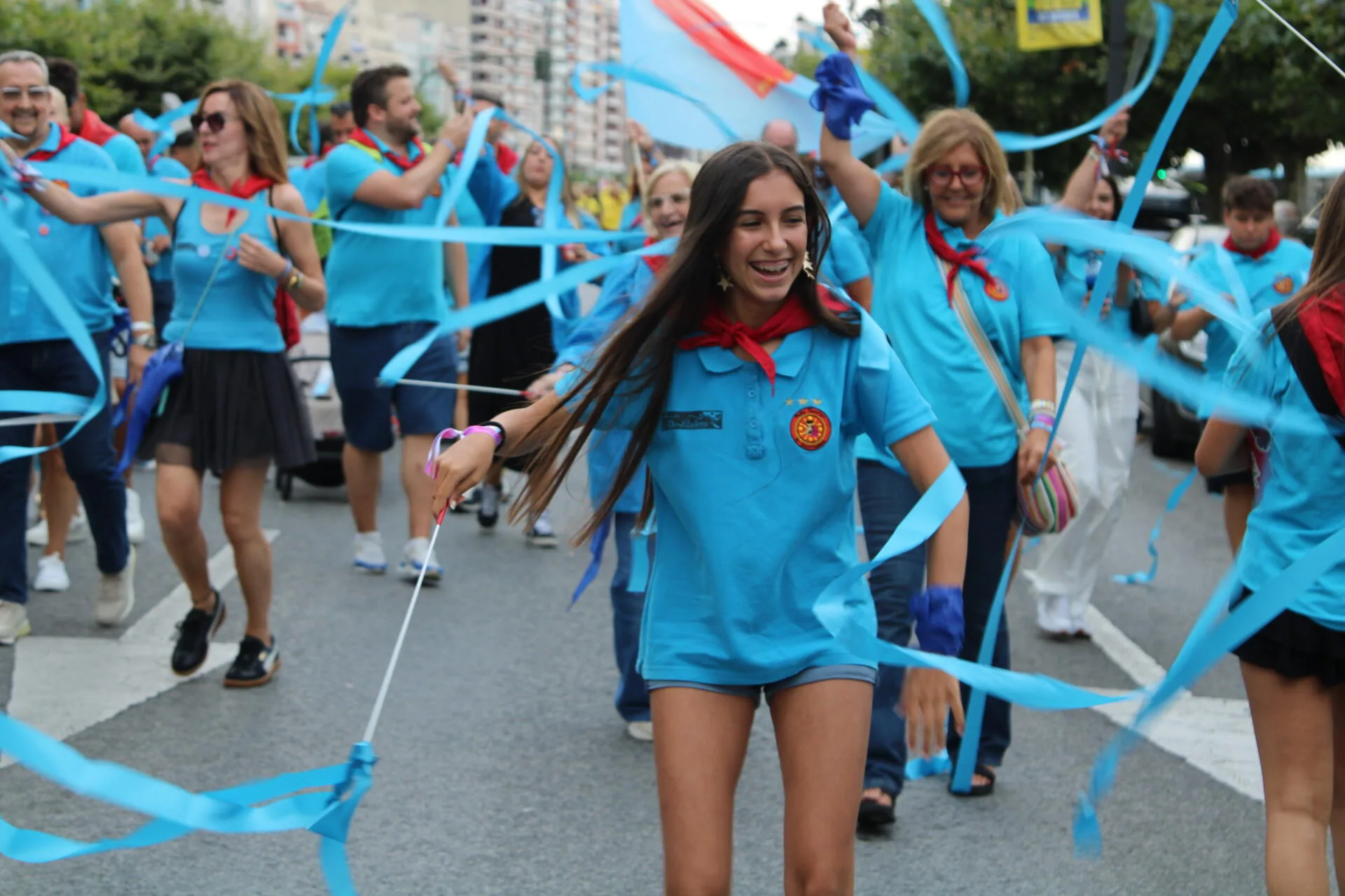 Pasacalles del Chupinazo con las peñas de Santander | Semana Grande 2026 de Santander