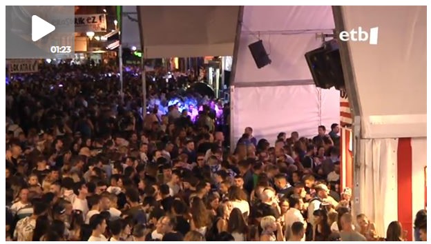Cinco mujeres sufren pinchazos en la primera noche de la Aste Nagusia