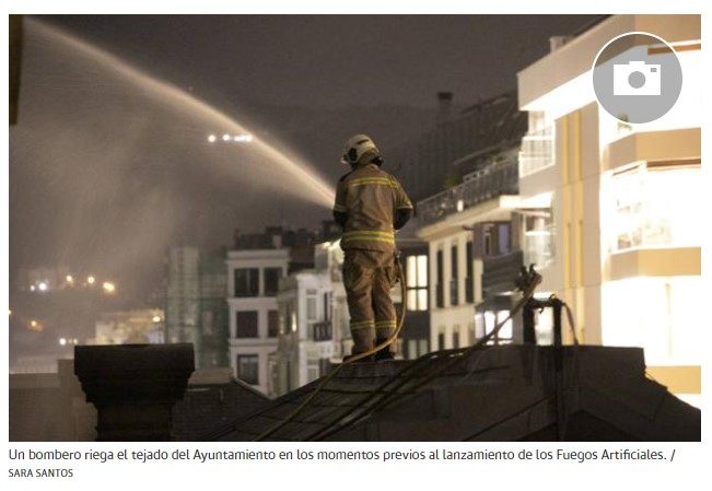 Evitar que los fuegos artificiales acaben en incendio