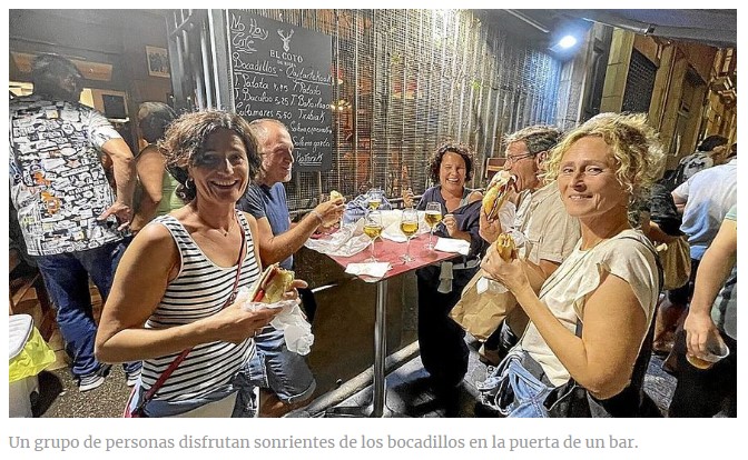 La fiesta se degusta entre pan y pan