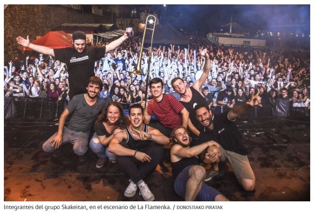 Los Piratas ‘recuperan’ el concierto de Skakeitan