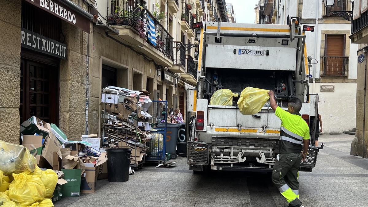 Donostia: La Semana Grande genera 112 toneladas de basura, cuatro menos que el pasado año