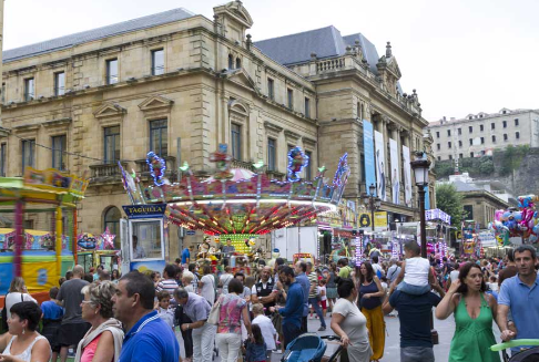 Ferial infantil en la plaza Gipuzkoa