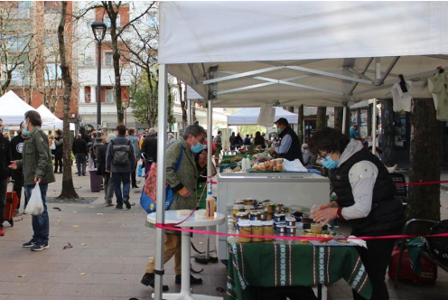 XI Mercado especial de productos agrícolas de Euskal Herria.